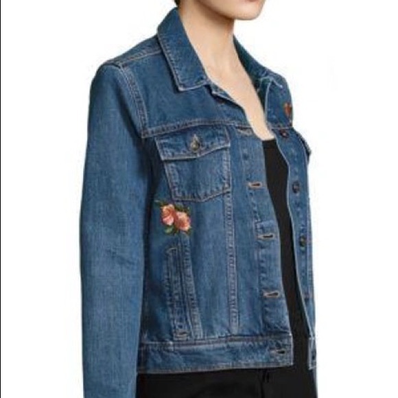 PAIGE
Rowan Embroidered Denim Jacket In Rosemont Patch - Picture 13 of 16